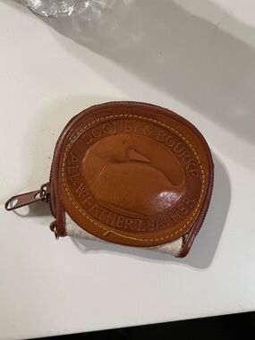 Vintage Dooney & Bourke All-Weather Leather Big Duck Coin Purse